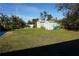 Large backyard with shed and grassy area at 422 Omen St, Punta Gorda, FL 33982