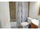 Clean bathroom with shower/tub and updated vanity at 422 Omen St, Punta Gorda, FL 33982