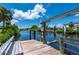 Relaxing wooden dock perfect for fishing or enjoying the water at 4630 Fallon Cir, Port Charlotte, FL 33948