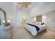 Cozy bedroom with queen-size bed and en-suite bathroom access at 5028 San Massimo Dr, Punta Gorda, FL 33950