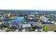 Stunning aerial view of waterfront home at 525 Port Bendres Dr, Punta Gorda, FL 33950