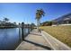 Spacious concrete dock providing ample space for boat parking at 525 Port Bendres Dr, Punta Gorda, FL 33950