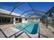 Enjoy this large screened-in pool area at 525 Port Bendres Dr, Punta Gorda, FL 33950