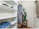 Spacious closet with shelving and hanging rod at 1014 Francesca Ct, Punta Gorda, FL 33950