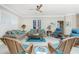 Gathering room with comfortable seating and a view of the pool at 1014 Francesca Ct, Punta Gorda, FL 33950