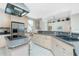 Eat-in kitchen with granite countertops, stainless steel appliances, and an island at 1014 Francesca Ct, Punta Gorda, FL 33950