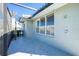 Covered patio adjacent to the pool at 1014 Francesca Ct, Punta Gorda, FL 33950