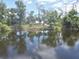 Property features a house and a pond with lush vegetation at 1136 Davis Ln, Englewood, FL 34224