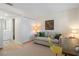 Comfortable office space with sofa and built-in desk at 1345 Mediterranean Dr # A204, Punta Gorda, FL 33950