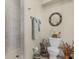 Simple bathroom with shower and toilet at 1454 Kiwi Ct, Punta Gorda, FL 33950