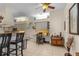 Kitchen features a built-in workspace with desk and cabinetry at 1454 Kiwi Ct, Punta Gorda, FL 33950
