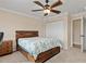 Bedroom featuring a ceiling fan and closet at 1701 Casey Key Dr, Punta Gorda, FL 33950