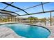 Beautiful pool with stunning waterfront views, dock and boat lift at 1701 Casey Key Dr, Punta Gorda, FL 33950