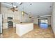 Spacious kitchen with island and stainless steel appliances at 1890 Deborah Dr # 14, Punta Gorda, FL 33950