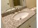 Bathroom vanity with granite countertop and sink at 18938 Ayrshire Cir, Port Charlotte, FL 33948