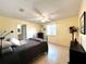 Spacious bedroom with ceiling fan and ample natural light at 22398 Walton Ave, Port Charlotte, FL 33952