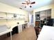 Home office features built-in shelving and workspace at 22398 Walton Ave, Port Charlotte, FL 33952