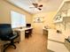Bright home office with built-in shelving and desk at 22398 Walton Ave, Port Charlotte, FL 33952