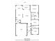 Detailed floor plan showcasing the layout with a large Gathering room and a large primary bedroom at 24509 Bramhope Ct, Punta Gorda, FL 33980