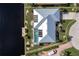 Home features a private pool and spacious backyard at 2807 Sancho Panza Ct, Punta Gorda, FL 33950