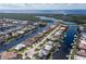 Waterfront property with a large lot and private dock at 2807 Sancho Panza Ct, Punta Gorda, FL 33950