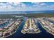 Bird's eye view of waterfront home in a peaceful community at 2807 Sancho Panza Ct, Punta Gorda, FL 33950