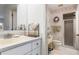 Bathroom with vanity, toilet and shower at 2807 Sancho Panza Ct, Punta Gorda, FL 33950