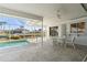 Enjoy relaxing afternoons by the pool and on the patio overlooking the water at 2807 Sancho Panza Ct, Punta Gorda, FL 33950