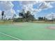 Outdoor basketball court with green surface and marked playing area at 325 San Benito Ave, North Port, FL 34287