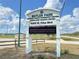 Butler Park sign, showing locations of Morgan Gathering Community Center and North Port Aquatic Center at 325 San Benito Ave, North Port, FL 34287