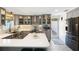 Modern kitchen with stainless steel appliances and quartz countertops at 351 S Mccall Rd, Englewood, FL 34223