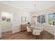 Casual dining area with round table and bay window at 3800 Carupano Ct, Punta Gorda, FL 33950