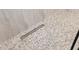 Pebble tile shower floor with linear drain at 3800 Carupano Ct, Punta Gorda, FL 33950