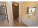Clean bathroom with vanity and shower/tub combo at 3919 San Rocco Dr # 31A, Punta Gorda, FL 33950
