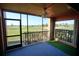 Spacious screened patio with golf course views and ceiling fan at 3919 San Rocco Dr # 31A, Punta Gorda, FL 33950