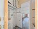 Bathroom with cabinets and mirror under renovation at 425 Fireball Ct, Punta Gorda, FL 33950