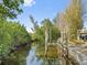 Dock and waterway access to the river at 425 Fireball Ct, Punta Gorda, FL 33950