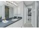 Bathroom with single vanity and walk-in shower at 4410 Warren Ave # 504, Port Charlotte, FL 33953