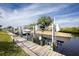 Multiple boat lifts and dock spaces at 4410 Warren Ave # 504, Port Charlotte, FL 33953