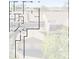 Floor plan showcasing primary bedroom, kitchen, living room, and garage layout at 5220 Landings Blvd # 104, Sarasota, FL 34231
