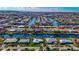 Aerial view of waterfront home with private dock and canal access at 529 Belvedere Ct, Punta Gorda, FL 33950