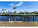 Private boat dock on a peaceful canal at 606 Santa Margerita Ln, Punta Gorda, FL 33950