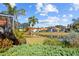 Scenic pond view from this home, surrounded by tropical landscaping at 1164 Harbor Town Way, Venice, FL 34292