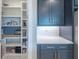 Well-organized pantry with ample shelving for storage at 12717 Morning Mist Pl, Venice, FL 34293