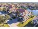 An aerial view showcasing a beautiful home's location within a waterfront community at 141 Tropicana Dr # 1111, Punta Gorda, FL 33950