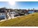 Several boats are docked at the waterside property at 141 Tropicana Dr # 1111, Punta Gorda, FL 33950