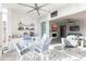Sunroom with table and chairs, offering water views at 141 Tropicana Dr # 1111, Punta Gorda, FL 33950