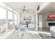 Sunroom with water views and access to living room at 141 Tropicana Dr # 1111, Punta Gorda, FL 33950