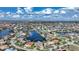 Wide aerial view of the property and surrounding neighborhood at 1412 Sea Fan Dr, Punta Gorda, FL 33950