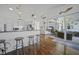 Modern kitchen with granite counters, stainless steel appliances, and an island at 1412 Sea Fan Dr, Punta Gorda, FL 33950